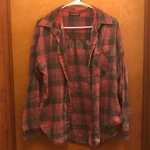 Brandy Melville Plaid Flannel